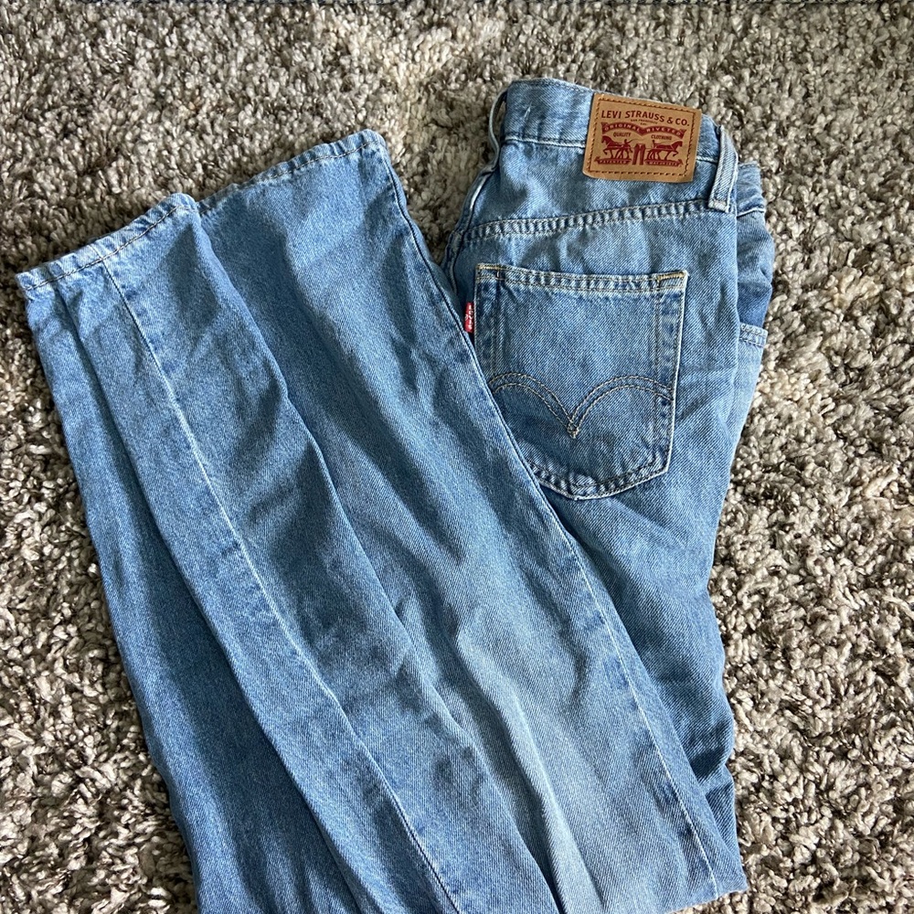 Levi's Blue Straight Jeans Classic Denim Style